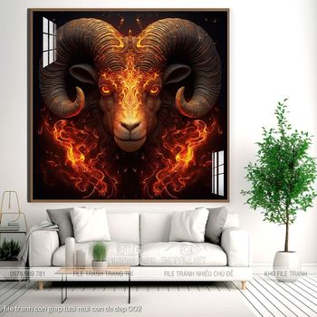 file tranh con giap tuoi mui con de dep 002