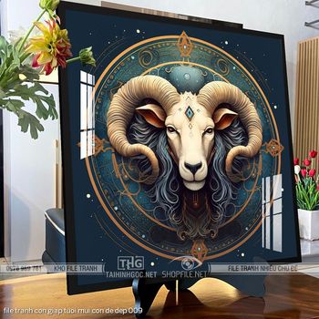 file tranh con giap tuoi mui con de dep 009