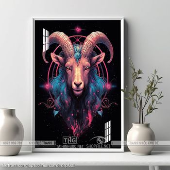 file tranh con giap tuoi mui con de dep 021