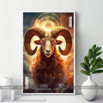 file tranh con giap tuoi mui con de dep 022