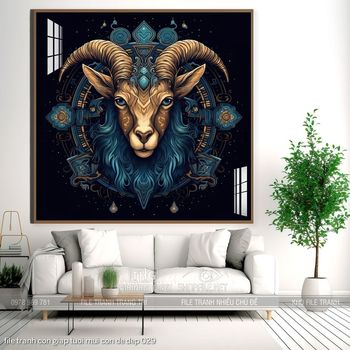 file tranh con giap tuoi mui con de dep 029