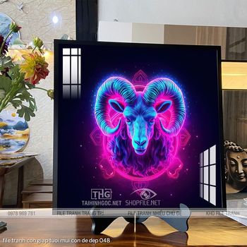 file tranh con giap tuoi mui con de dep 048