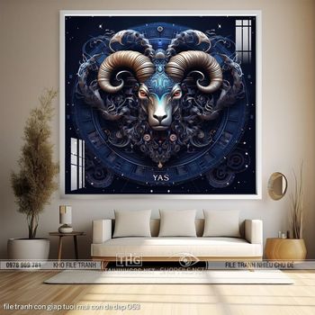 file tranh con giap tuoi mui con de dep 053