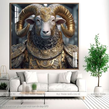 file tranh con giap tuoi mui con de dep 073