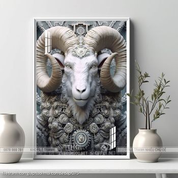 file tranh con giap tuoi mui con de dep 075