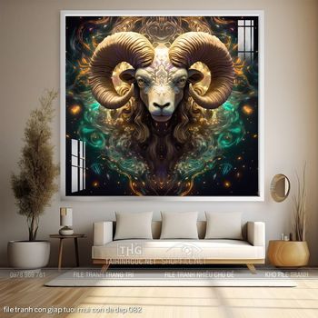 file tranh con giap tuoi mui con de dep 082