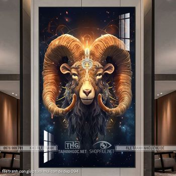 file tranh con giap tuoi mui con de dep 094