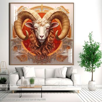 file tranh con giap tuoi mui con de dep 095