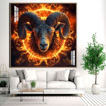 file tranh con giap tuoi mui con de dep 108