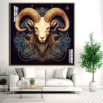 file tranh con giap tuoi mui con de dep 110