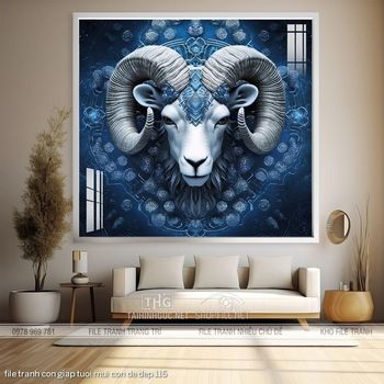 file tranh con giap tuoi mui con de dep 115