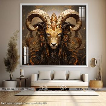 file tranh con giap tuoi mui con de dep 125