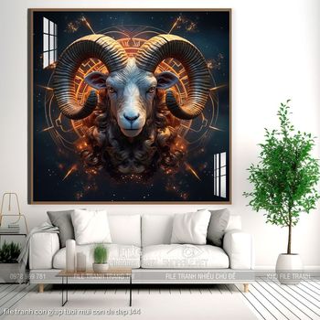 file tranh con giap tuoi mui con de dep 144