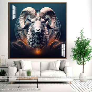 file tranh con giap tuoi mui con de dep 155