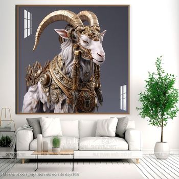 file tranh con giap tuoi mui con de dep 156