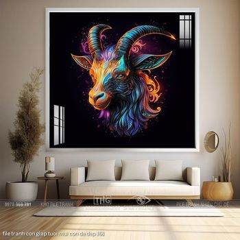 file tranh con giap tuoi mui con de dep 161