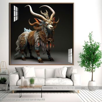 file tranh con giap tuoi mui con de dep 162