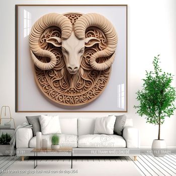 file tranh con giap tuoi mui con de dep 164