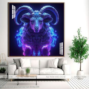 file tranh con giap tuoi mui con de dep 166