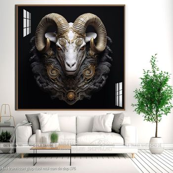 file tranh con giap tuoi mui con de dep 176