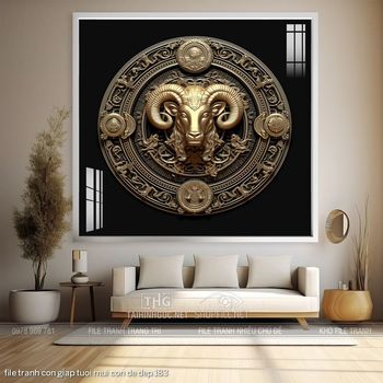 file tranh con giap tuoi mui con de dep 183