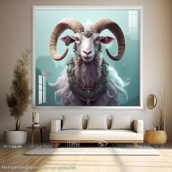 file tranh con giap tuoi mui con de dep 185