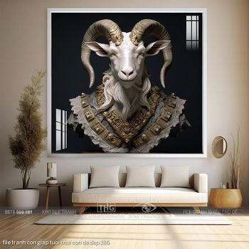 file tranh con giap tuoi mui con de dep 186