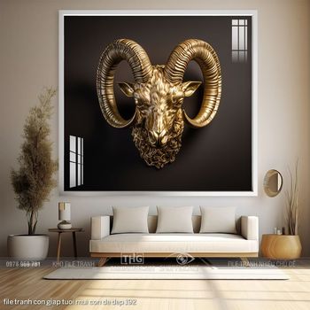 file tranh con giap tuoi mui con de dep 192