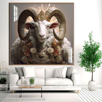 file tranh con giap tuoi mui con de dep 238