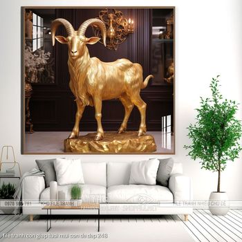 file tranh con giap tuoi mui con de dep 248