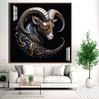 file tranh con giap tuoi mui con de dep 259