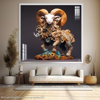 file tranh con giap tuoi mui con de dep 273