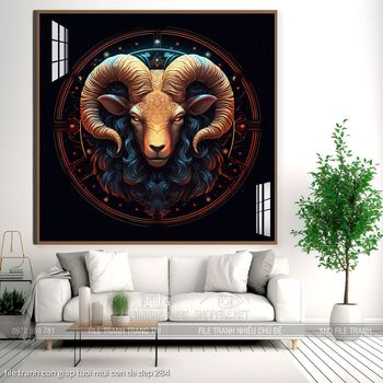 file tranh con giap tuoi mui con de dep 284