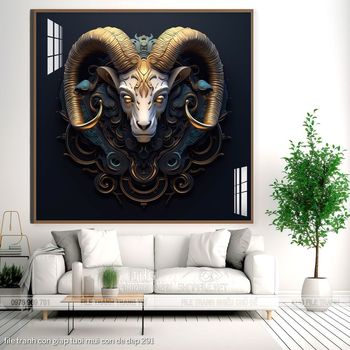 file tranh con giap tuoi mui con de dep 291