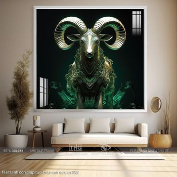 file tranh con giap tuoi mui con de dep 292