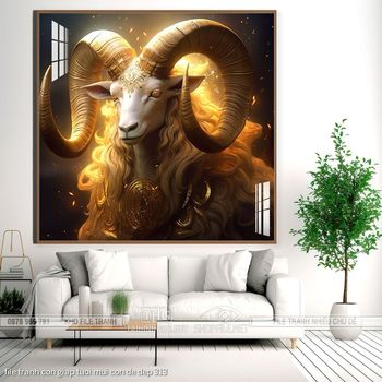 file tranh con giap tuoi mui con de dep 313