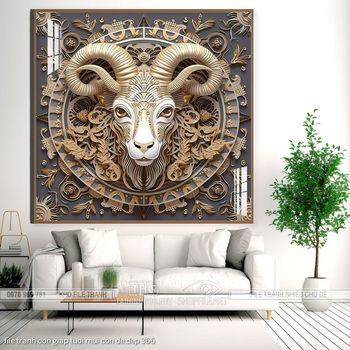 file tranh con giap tuoi mui con de dep 366