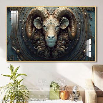 file tranh con giap tuoi mui con de dep 369