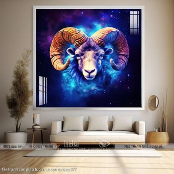 file tranh con giap tuoi mui con de dep 377