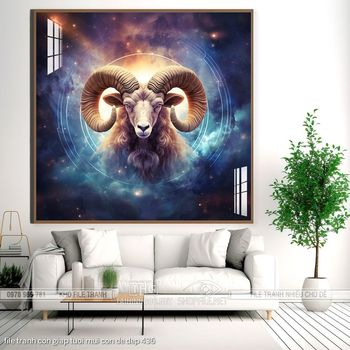 file tranh con giap tuoi mui con de dep 436