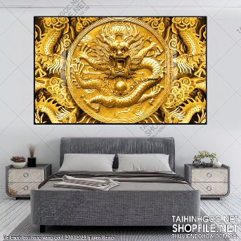 file tranh con rong vang gold 27032023 quyen