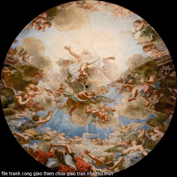 file tranh cong giao thien chua giao tran nha tho tron