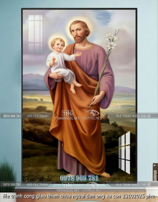 file tranh cong giao thien chua nguoi dan ong va con 23102025 phu