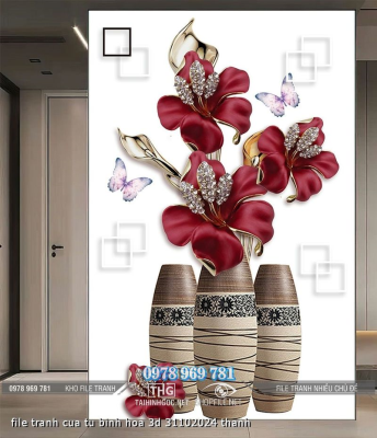 file tranh cua tu binh hoa 3d 31102024 thanh
