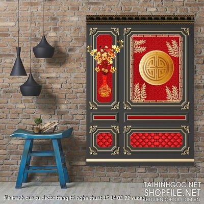 file tranh cua tu decor trang tri nghe thuat 15 14 03 22 vuong