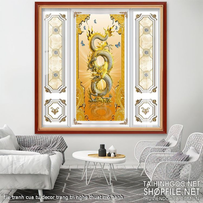 file tranh cua tu decor trang tri nghe thuat m6 hanh