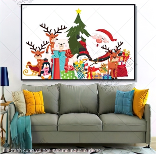 tranh cong giao file tranh cung vui noel nao moi nguoi oi