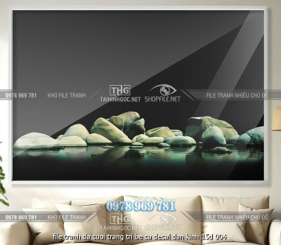 file tranh da cuoi trang tri be ca decal dan kinh 15d 004