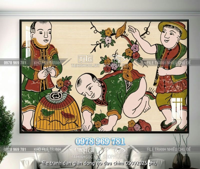 file tranh dan gian dong ho dau chim 05092025 phu