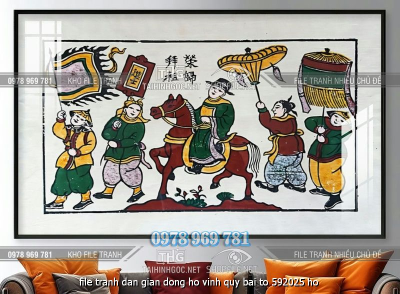 file tranh dan gian dong ho vinh quy bai to 592025 ho